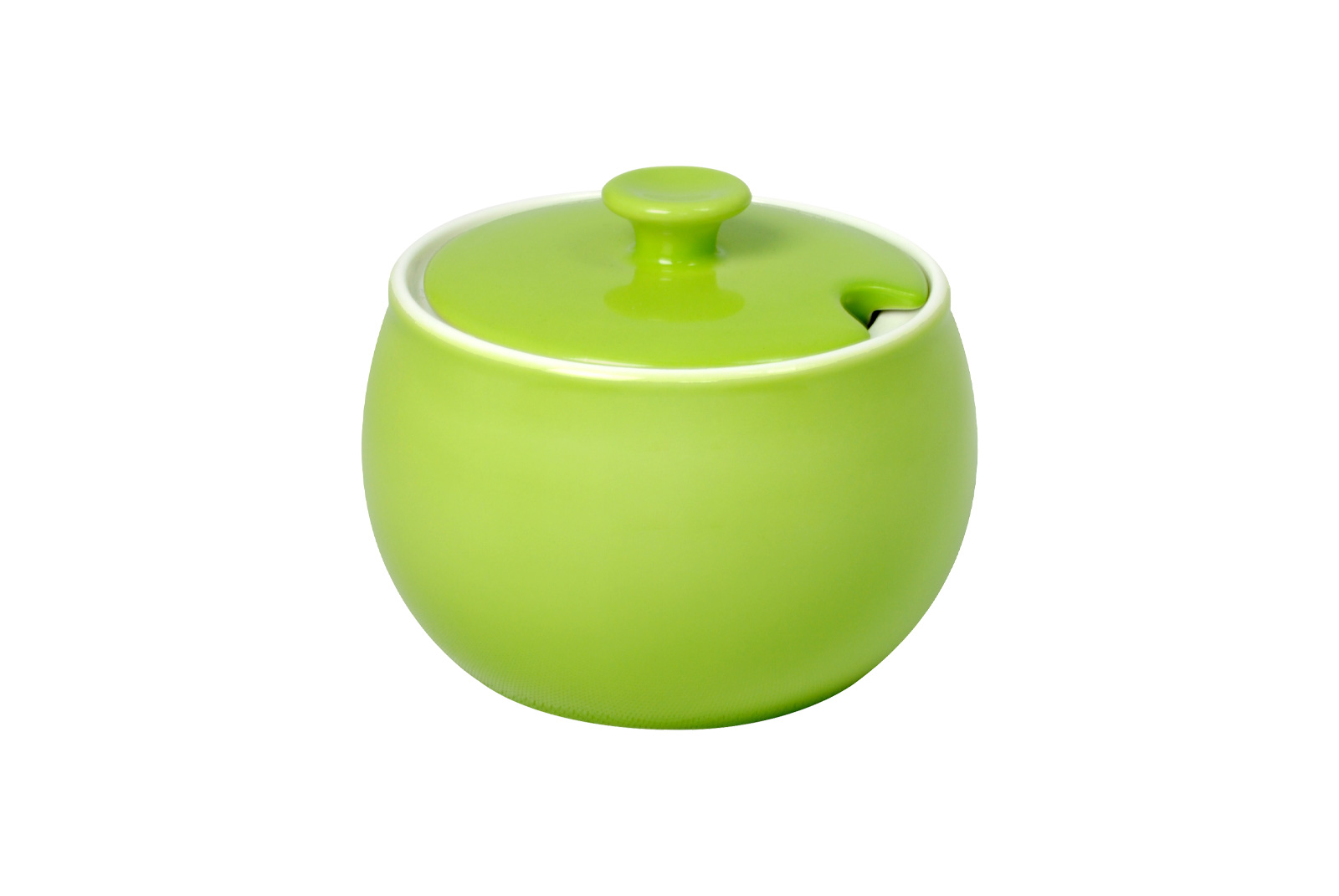 Dibbern Solid Color maigrün Zuckerdose