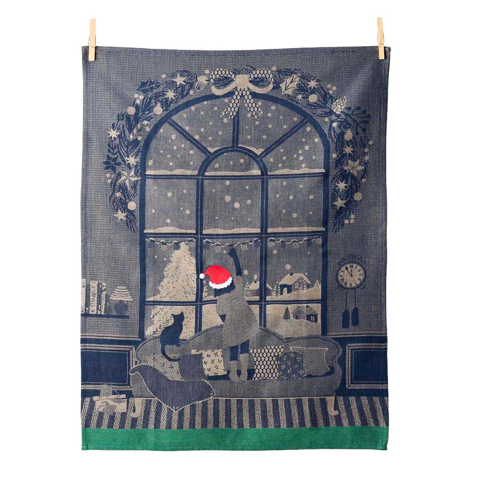 Moutet Geschirrtuch Noël à la Fenetre 50x70cm