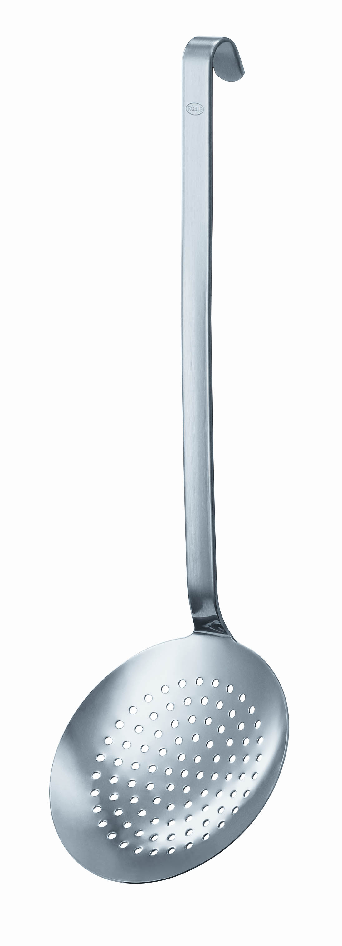 Rösle Haken Schaumlöffel flach grob gelocht 12cm  10052