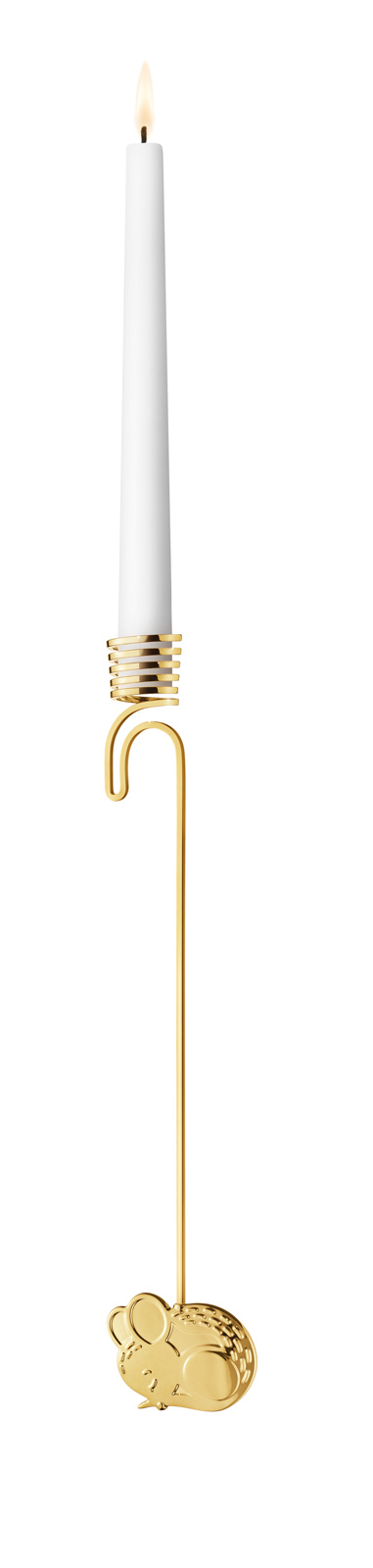 Georg Jensen 2023 Kerzenhalter Maus gold