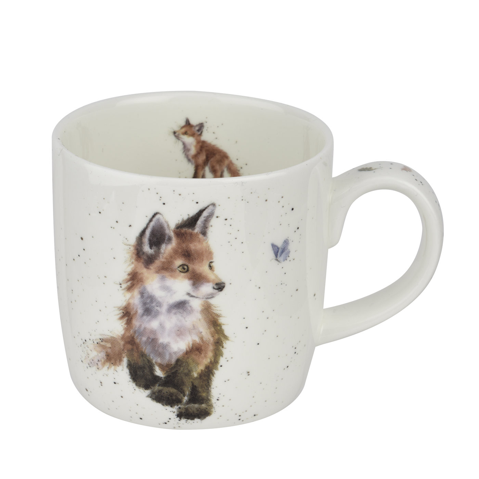Royal Worcester Wrendale Designs Becher Born to be Wild / Fuchs 0,31ltr.