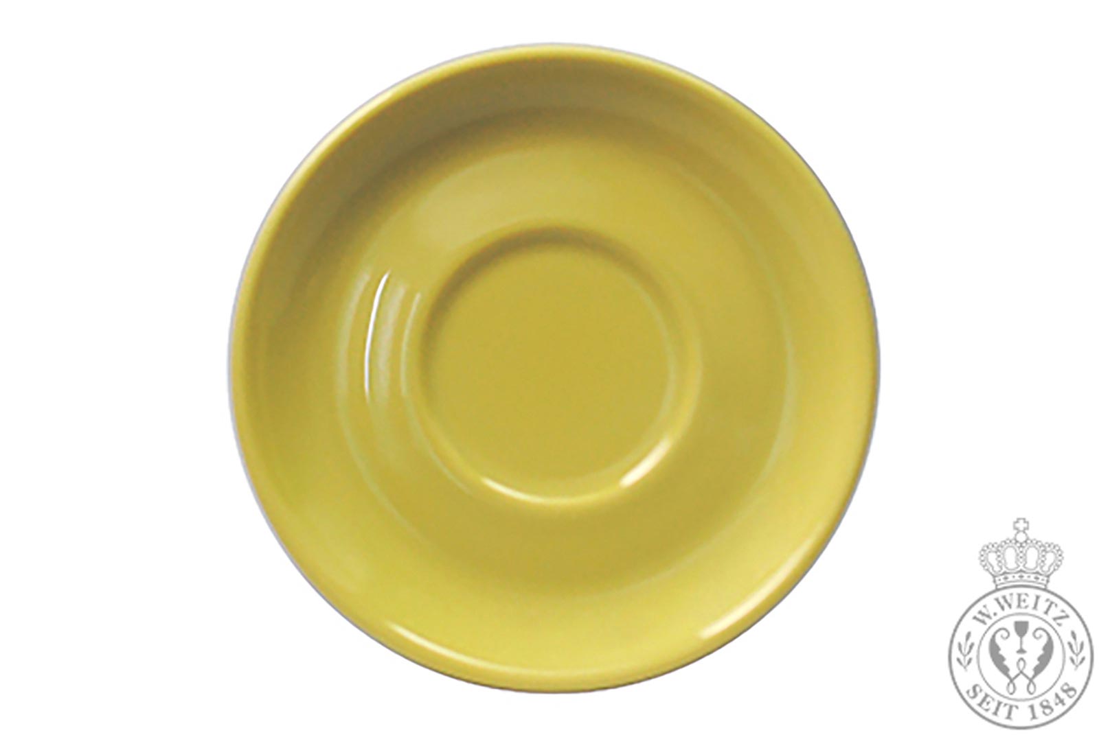 Dibbern Solid Color vanille Espresso-Untertasse rund