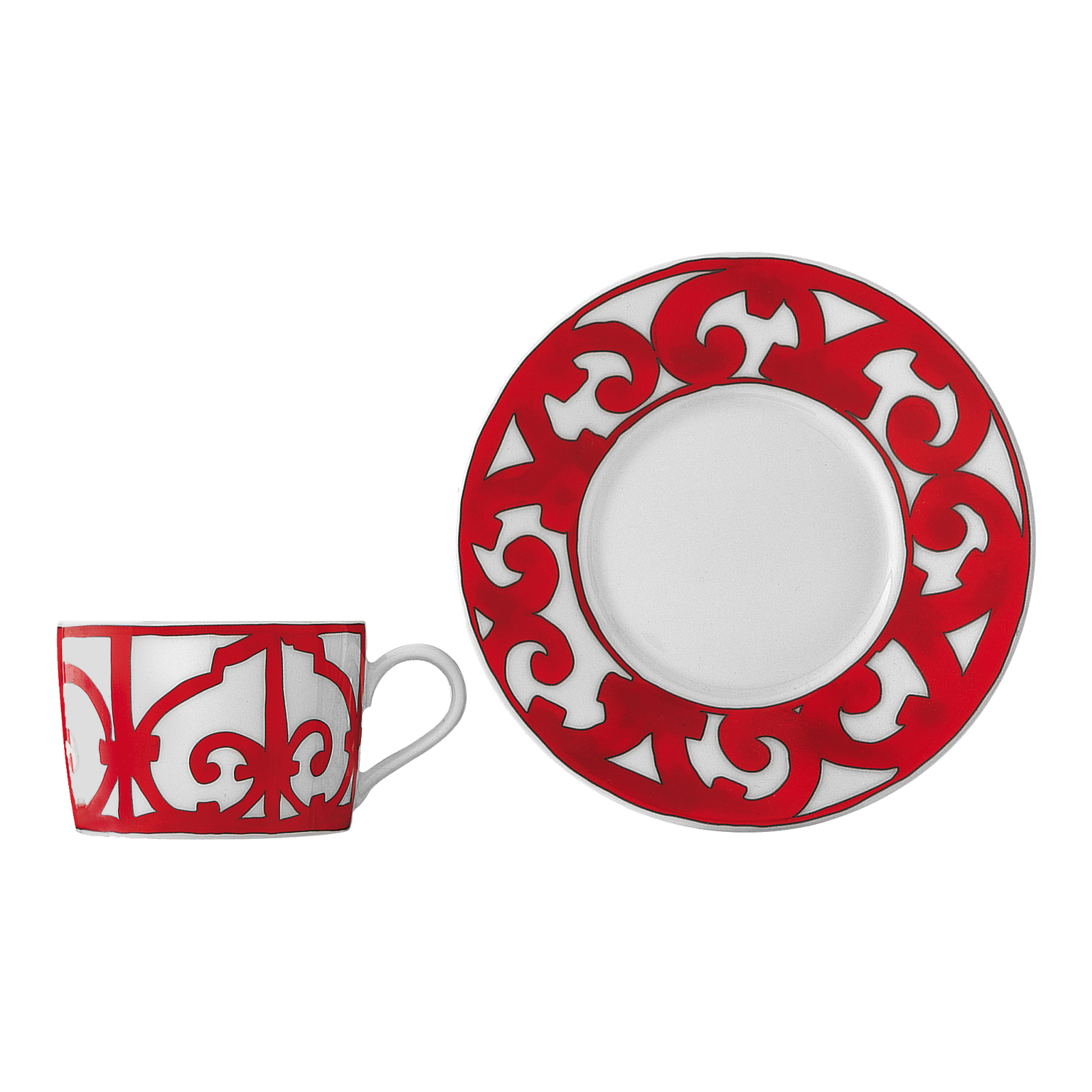 HERMÈS Paris Balcon du Guadalquivir Teetasse mit Untertasse 0,16ltr.