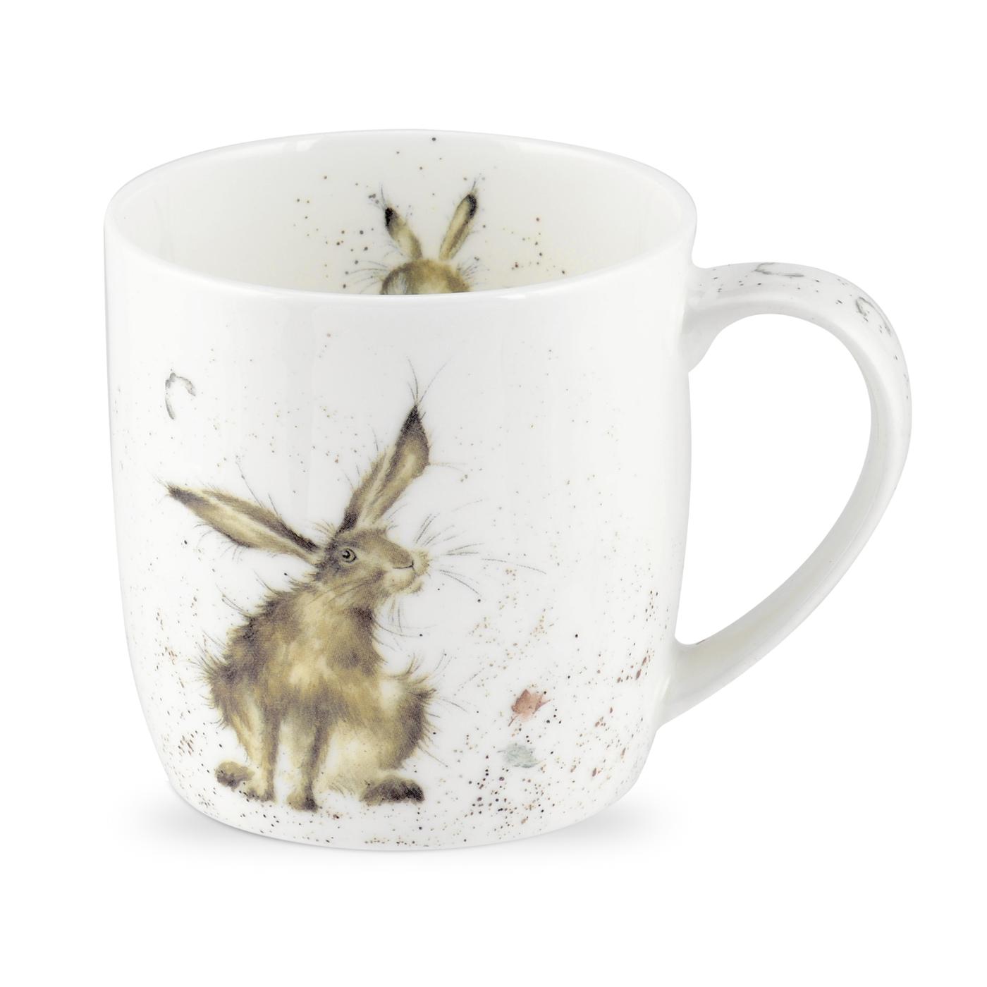 Royal Worcester Wrendale Designs Becher Good Hare Day / Hase 0,31ltr.