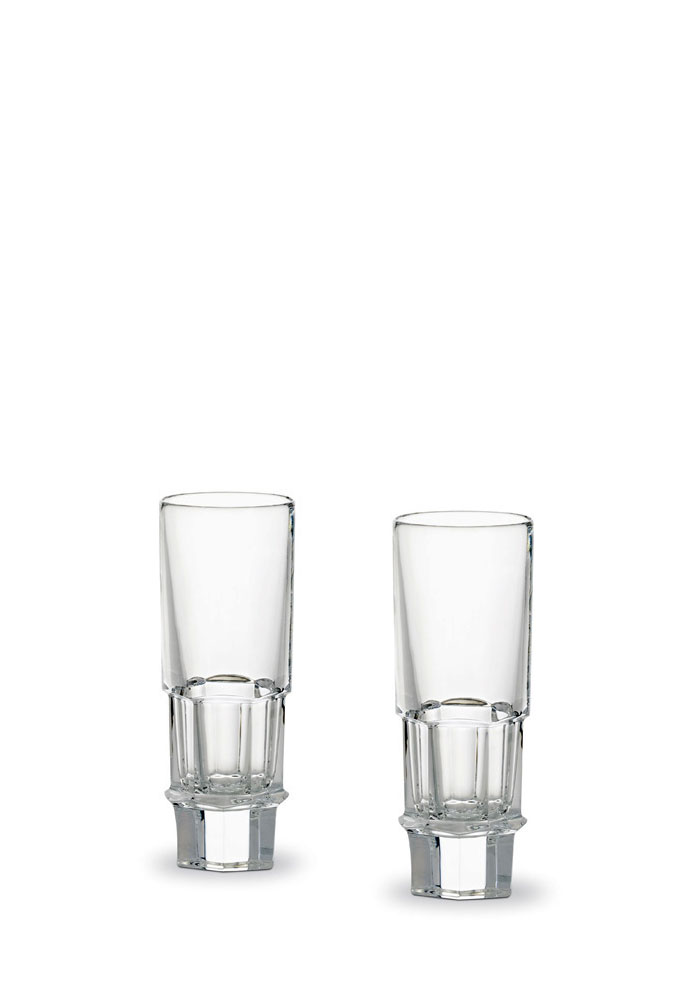 Baccarat Harcourt Abysse Vodka Glass/Wodkaglas X2 2er Set