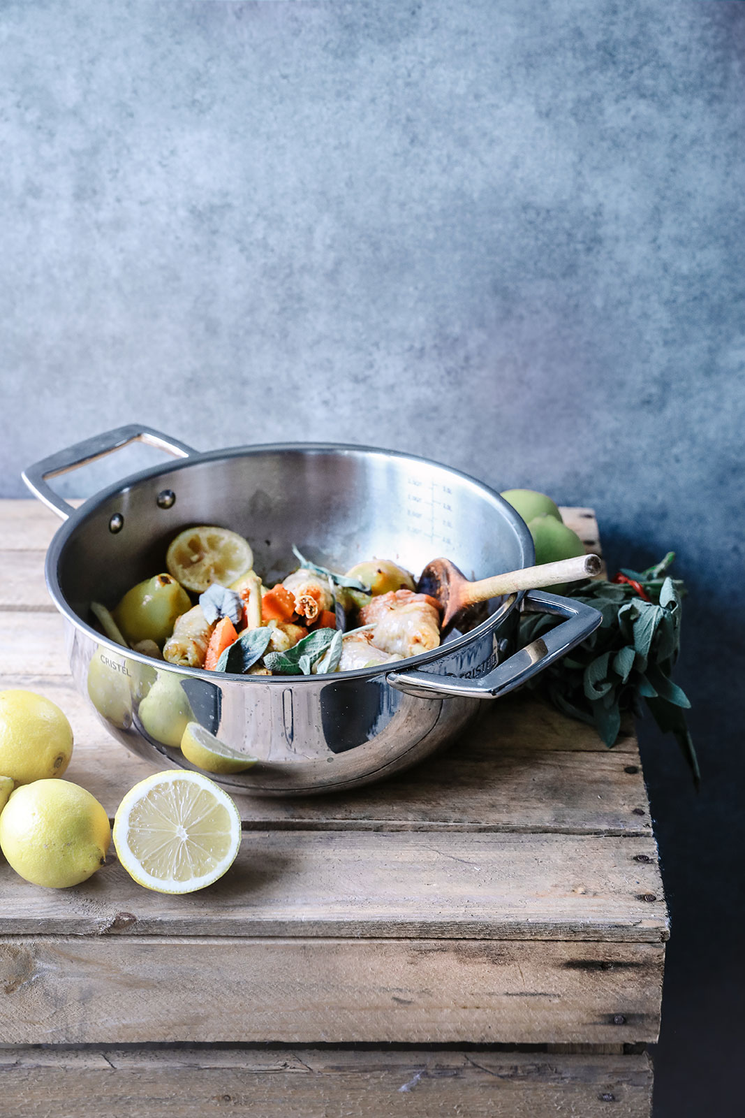 Cristel Castel'Pro Fleischtopf m. Deckel 20cm Edelst.