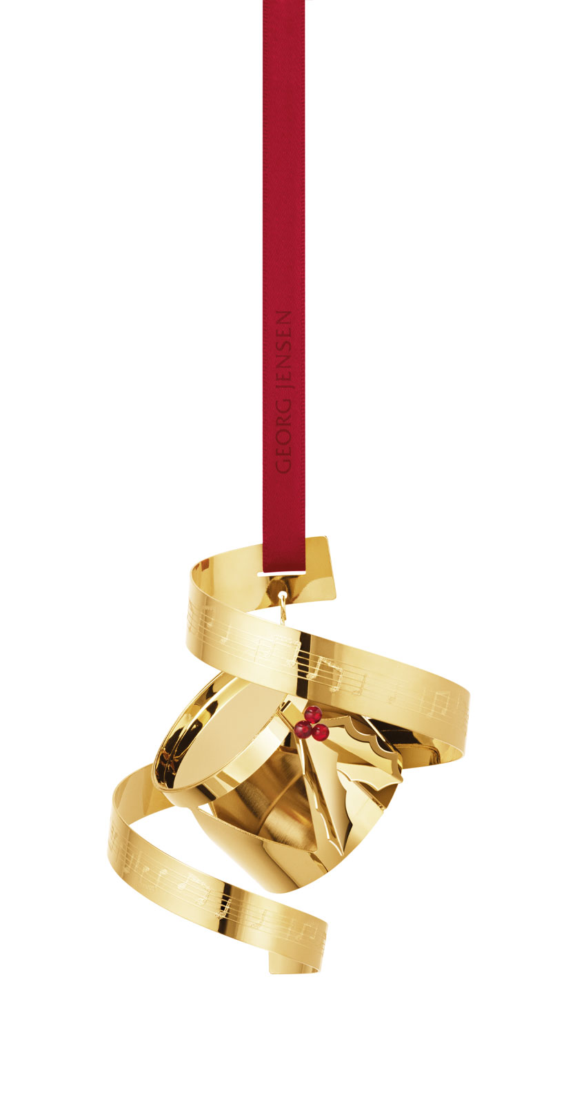 Georg Jensen 2026 Weihnachtsmobile Trommel gold