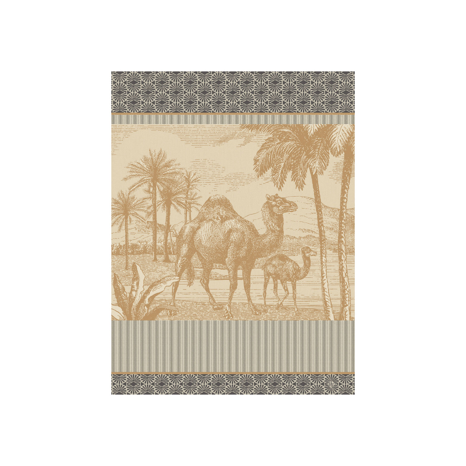 Le Jacquard Francais Dune Dromadaire Geschirrtuch 80x60cm argan