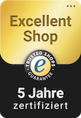 Trusted Shops - Siegel Excellent Shop Award 5 Jahre